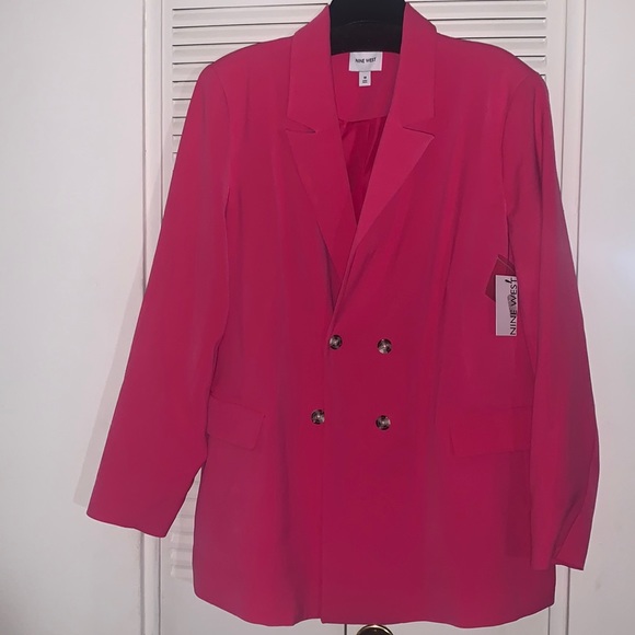 Nine West Dressy Pink Blazer size 18
